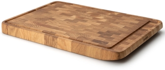 Continenta Schneidebrett, Eiche Stirnholz 42 x 29 x 3,5 cm