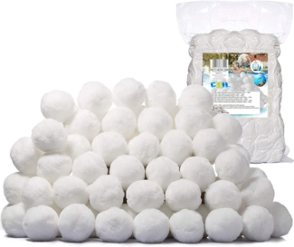 COIL Sandfilteranlage Filterbälle für Sandfilteranlagen,Filterersatz,Filtersand, Ersatz Für 18/25Kg Filtersand Und Quarzsand, 500/700 g