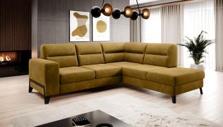 Wohnideebilder Cassara Gelb Ecksofas & Eckcouches CO-CAS-RT-45LO