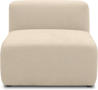 DOMO. collection Sessel 800013, Polstersessel, rechteckig, gepolsterte Rückenlehne, Modul-Element, Sitzelement, Polstergarnitur, 85 x 108 x 69 (BxTxH), beige
