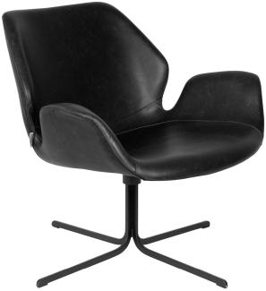 NIKKI ALL BLACK Lounge Sessel Relaxsessel von ZUIVER