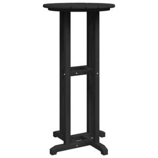 vidaXL Bar Tisch Schwarz 55x55x107 cm HDPE 42006608