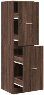 vidaXL Apothekerschrank Eichen-Optik 40x41x144,5 cm Holzwerkstoff 3309642