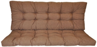 Rattani Sitzkissen Polster Kissen für Hollywoodschaukel 5 Größen dunkelbraun
