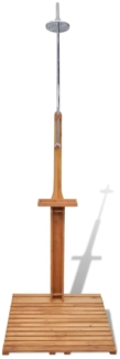 vidaXL Gartendusche Holz 40857