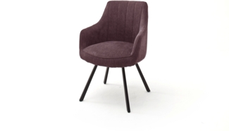 2er Set Sesselstuhl Sassello - Merlot