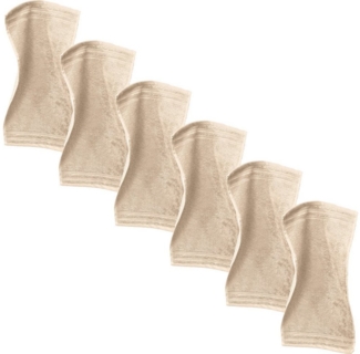 Erwin Müller Gästehandtuch Gästetuch "Heidelberg" 6er-Pack, Frottier (6-St), Walk-Frottier Uni
