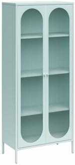 loft24 Vitrine Luna Standvitrine aus Metall