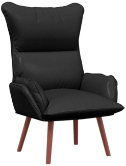 vidaXL Sessel Schwarz 69 x 74 x 93 cm Kunstleder 42001863