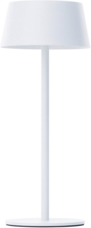 my home LED Außen-Tischleuchte Ocki Tischleuchte mit Solar u. Akku, mehrere Helligkeitsstufen, LED fest integriert, Warmweiß, LED Solar, 4 W, 300 lm, 3000 K, dimmbar, USB ladbar, Indoor & Outdoor