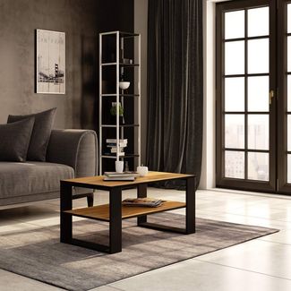 designimpex Couchtisch Design Couchtisch AA-111 mit Ablage Wohnzimmertisch Tisch Sofatisch, Funktionstisch, Wohnzimmertisch, Tisch, Esstisch, Sofatisch, Rollen