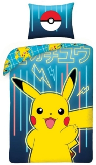 Pokémon Bettwäsche für Kinder Bettbezug 140x200 cm + Kissenbezug 60x70 cm