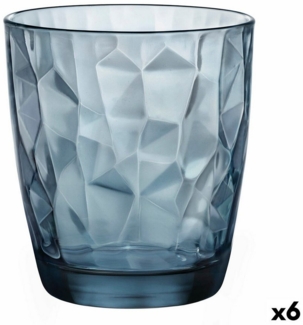 Becher Bormioli Rocco Diamond Blau Glas (390 Ml) (6 Stück)