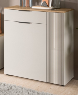 Schuhschrank Skid in kaschmir und Eiche 80 x 88 cm