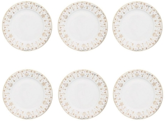 EasyLife Speiseteller Christmas Lights, Handwäsche, Weiß, Motiv: Weihnachten