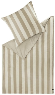 SCHÖNER WOHNEN-Kollektion Bettwäsche PANEL Renforcé Bettwäsche, Baumwolle, 1 teilig, 155x220 cm in Beige