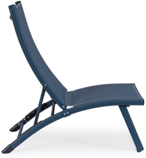 Loungesessel Taylor aus Aluminium, Blau