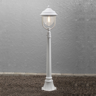 KONSTSMIDE No. 7225-250 Aussenwegeleuchte Parma Alu Weiß Matt H 118 cm