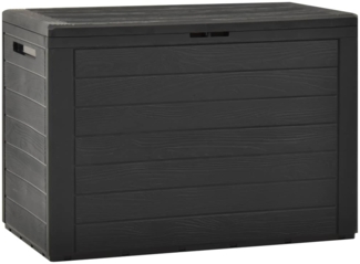 vidaXL Gartentruhe Anthrazit 78x44x55 cm 49444