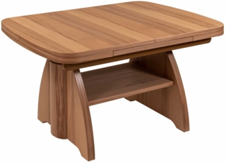 Couchtisch höhenverstellbar und ausziehbar Cicily 90x56x65 Kernbuche