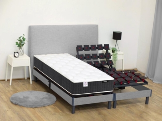 Vente-unique - Relax-Taschenfederkernmatratze Memory Schaum - 1 Zone - Härtegrad 1 - 90 x 200 cm - Stärke 24 cm - PAROX II von YSMÉE