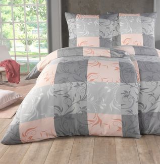 Kuscheli Bettwäsche 2 x 135 x 200 + 2 x 80 x 80 cm atmungsaktiver Bettbezug, moderne Designs, Mikrofaser, 4 teilig, Für Allergiker geeignet, pflegeleicht, angenehm weicher Stoff