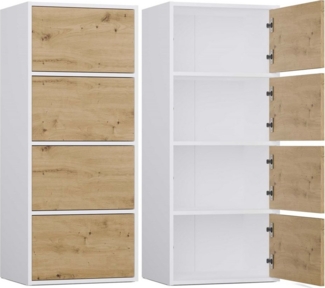 MAGOWA Kommode ALMA moderne Kommode mit TIP-ON System, Höhe: 119 cm - Breite: 50 cm - Tiefe: 40 cm