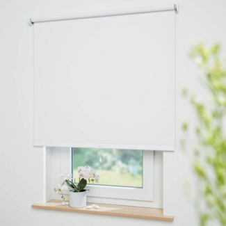 Springrollo Uni, Liedeco, verdunkelnd, freihängend, verschraubt, Verdunkelung