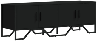 vidaXL TV-Schrank Schwarz 122x34x41 cm Holzwerkstoff 848584