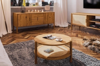 Couchtisch Tisch SAGA Eiche massiv 60x60 cm