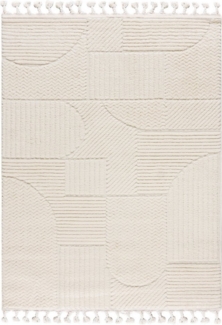 Mazovia Designteppich Geometrisch Wohnzimmer, Schlafzimmer, Esszimmer, Büro, 120 x 170 cm, Fußbodenheizung