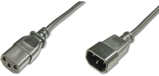 DIGITUS Netzkabelverlängerung C14 - C13 St/Bu, 5.0m