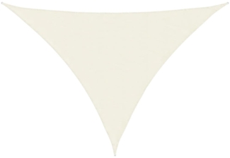 vidaXL Sonnensegel Oxford-Gewebe Dreieckig 3x4x4 m Creme 135229