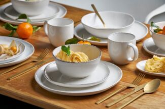 van Well Schale Urban, 15 cm, 4 Stück, Steinzeug, (Set, 4-tlg), spülmaschinengeeignet