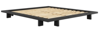 Karup Design Bettgestell JAPAN BED Bodenbett, Holzrahmen, Futonbett, Jugendbett, Holzbett, Massivholzbett mit Lattenrost, Kiefer massiv, Bett ohne Kopfteil