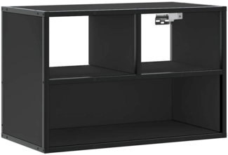 vidaXL TV-Schrank Schwarz 60x31x39,5 cm Holzwerkstoff und Metall 848914