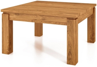byoak Couchtisch VINCI 100 x 100 aus Massivholz, Naturgeölt