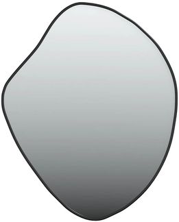 Wandspiegel, Badspiegel Schwarz 50x40 cm de7059