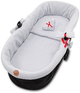 Totsy Baby Kuschelnest Umrandung für Kinderwagen - Bezug für Babywanne Nestchen