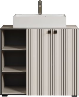Waschtisch Bliss in grau inklusive Waschbecken 90 cm