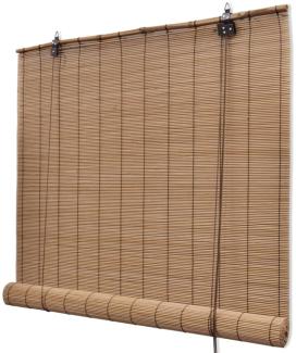 vidaXL Bambusrollo, Braun, 80x160 cm, 1 Rollo