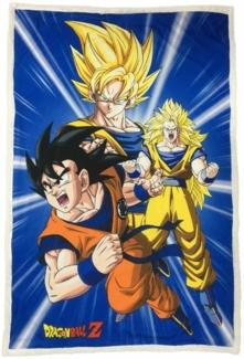 Dragon Ball Z Sherpa-Fleece-Decke 100 x 150 cm für ultimative Gemütlichkeit