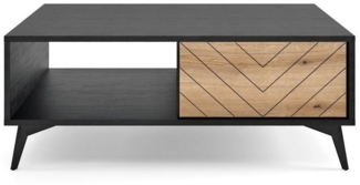 MOEBLO Couchtisch Onyks L104 (Moderner Couchtisch mit Schubladen -Wohnzimmertisch, Beistelltisch, Sofatisch, Kaffeetisch, Coffee table), (HxBxT):40x104x68cm
