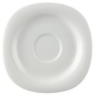 Cappuccino-Untertasse Suomi New Generation Weiss Rosenthal Studio Line Cappuccinotasse - Mikrowelle geeignet, Spülmaschinenfest