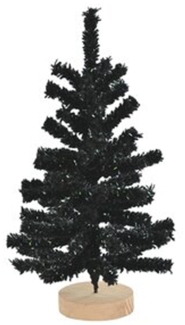 Gift Company Silva Deko-Weihnachtsbaum beflockt H30 cm schwarz