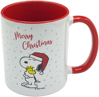 Peanuts X-MAS Mug - 330 ml Tasse Rot