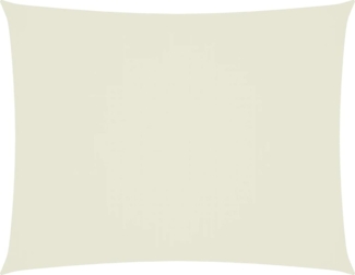 vidaXL Sonnensegel Oxford-Gewebe rechteckig 5x6 m Creme
