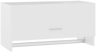 vidaXL Kleiderschrank Weiß 70x32,5x35 cm Holzwerkstoff 808242