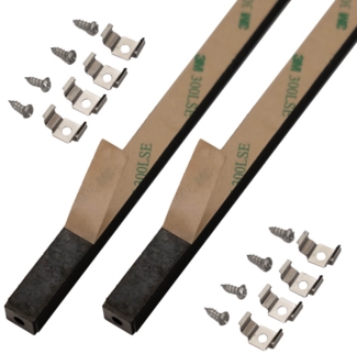 HOME DELUXE LED Lichtleiste für Akustikpaneel NOX - Ergänzungsset 2 x 60 cm