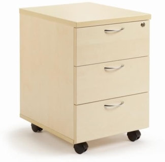 Soennecken Rollcontainer 3xSchub 58,5x40,7x50cm ahorn